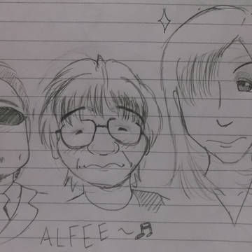 alfeeの似顔絵