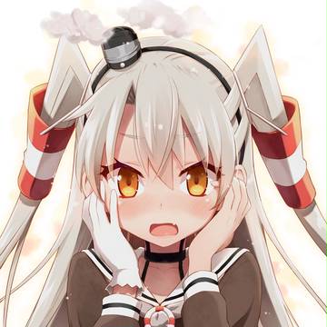 天津風 照れる
