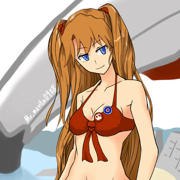 惣流·アスカ·ラングレー 水著