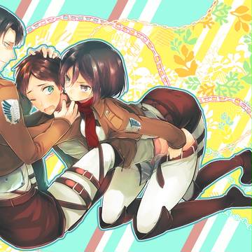 【リヴァエレ&ミカエレ】C86新刊表紙。