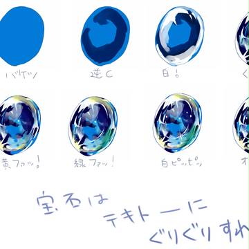 宝石簡易メイキング