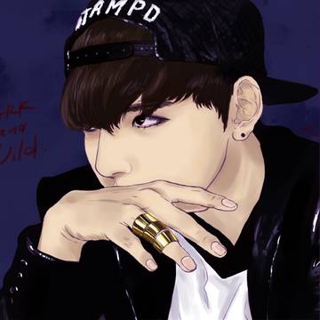 DARK AND WILD.