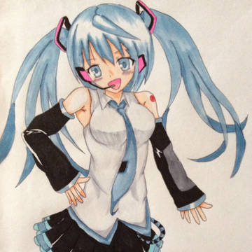 アユユを初音ミクコスさせてみた
