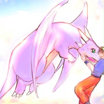 ハイヤードラゴンと未来悟飯