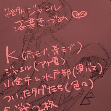 【腐向け含】雑多らくがき