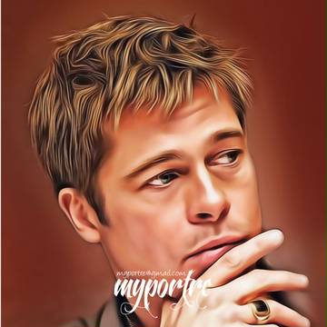 Brad Pitt myportre