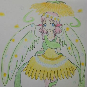 「たんぽぽを 春風にのせて…」