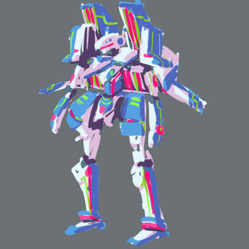 オリジナルメカ落書き