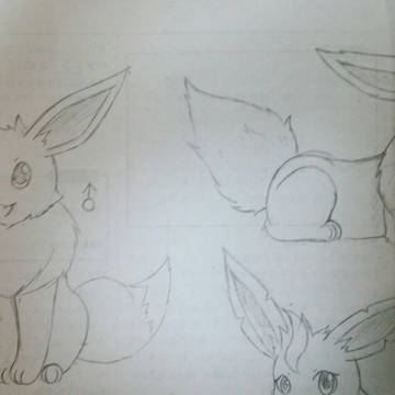ブイズを描いてみたよ