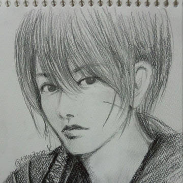 【似顔絵練習】佐藤健　剣心