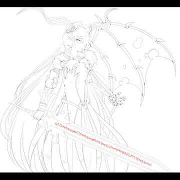 リラ=メレス線画