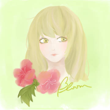 花と少女