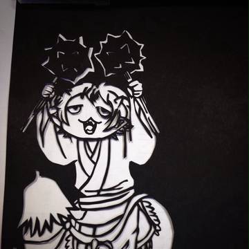 【切り絵】茄子