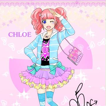 マイキャラちゃんブロマイド風？