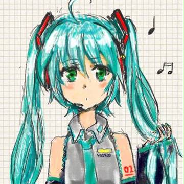 初音ミク *初平板繪w