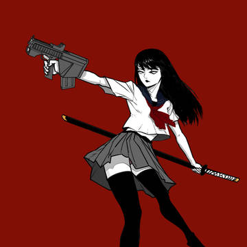 白目少女