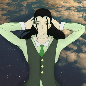 The man in the sky