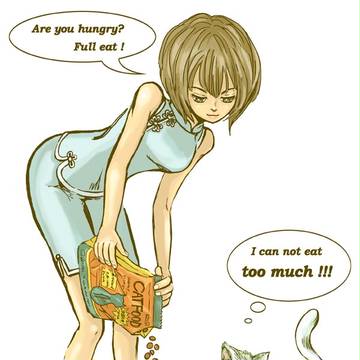 猫に餌