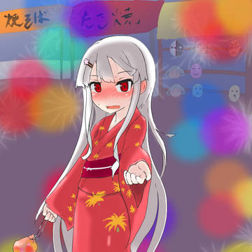 優花菜さんと夏祭り
