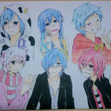 Zakinsの皆様描いてみた