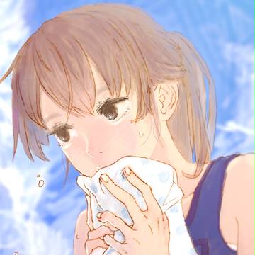 暑すぎて水道水をかぶる
