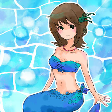 Mermaid girl