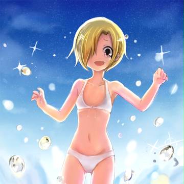 小梅ちゃんの水着