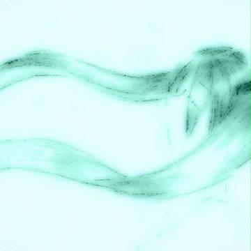 ミクさん　風に吹かれる