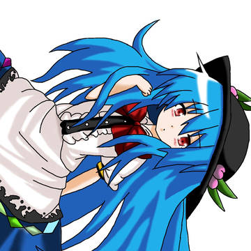 有頂天のお嬢ちゃん 色塗り
