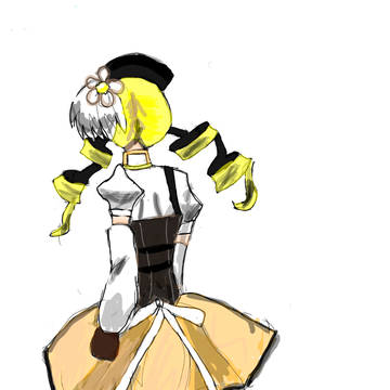 。マミさん落書き。