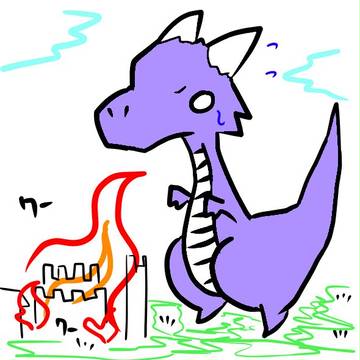 申し訳なさそうに世界征服するドラゴン様