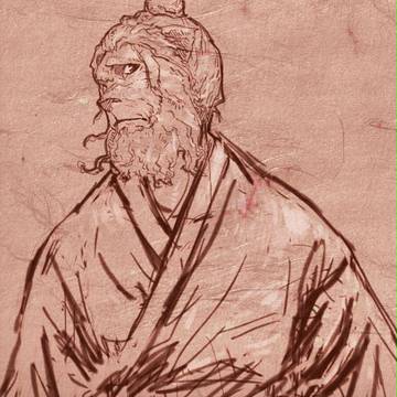 雷王獅子丸落書き