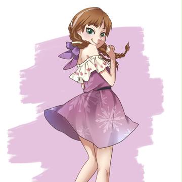 ワンピースのアナ