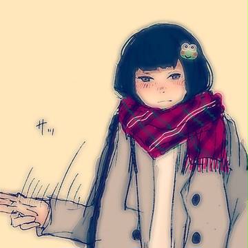 大きめのコートに
