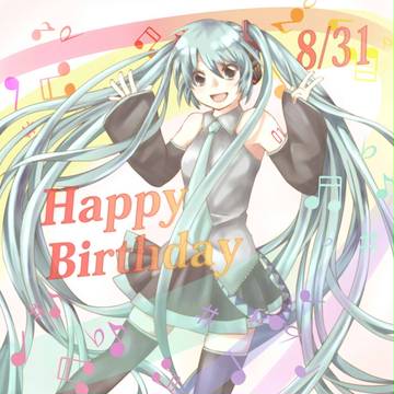 Happy　Birthday　ミク♪　