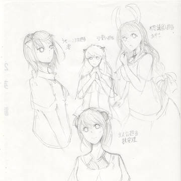 オリジナル小説「ロードラス」の主要登場人物のイメージ画像①