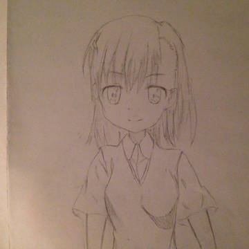御坂美琴を描いてみた！