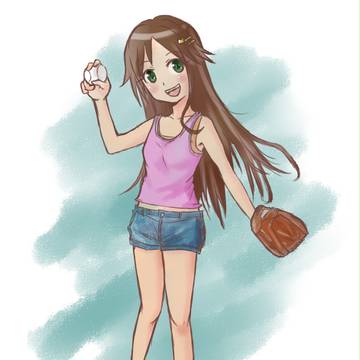 ユッキとキャッチボール