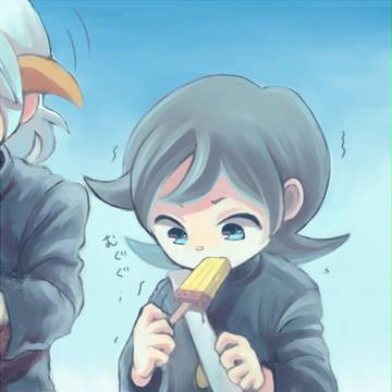 「手使わずに食べてみる」