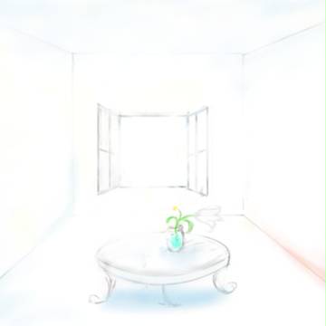 部屋描いてみた