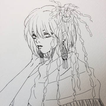 線画のまま