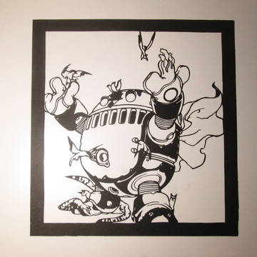 【切り絵】BOF4 マスター