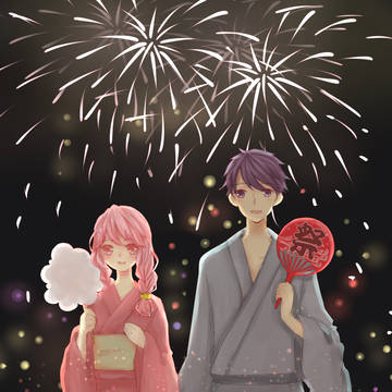 夏祭りの夜