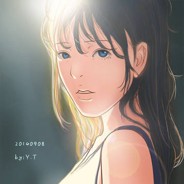 the girl