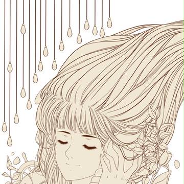 【Fantasy Beautiful Dream】線稿『海音』