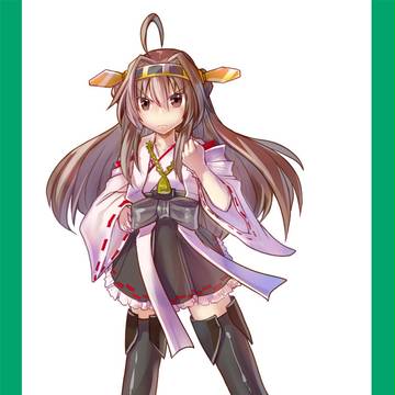 塗ってもらった金剛ちゃんデース！！