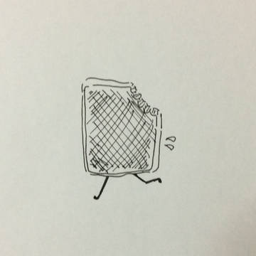 逃げるトースト