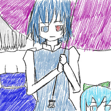 9/9で九十九で満月なので３人描きました