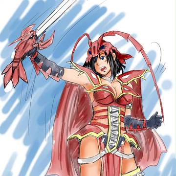 白兎跳神イナバスターより特攻天女ザリガーニッシュ