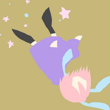 落ちるうさぎ。